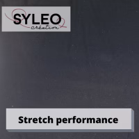 Tissu strech noir performance
