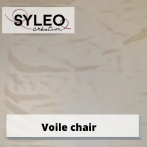 Tissu voile résille chair strech Alicante de Carvico