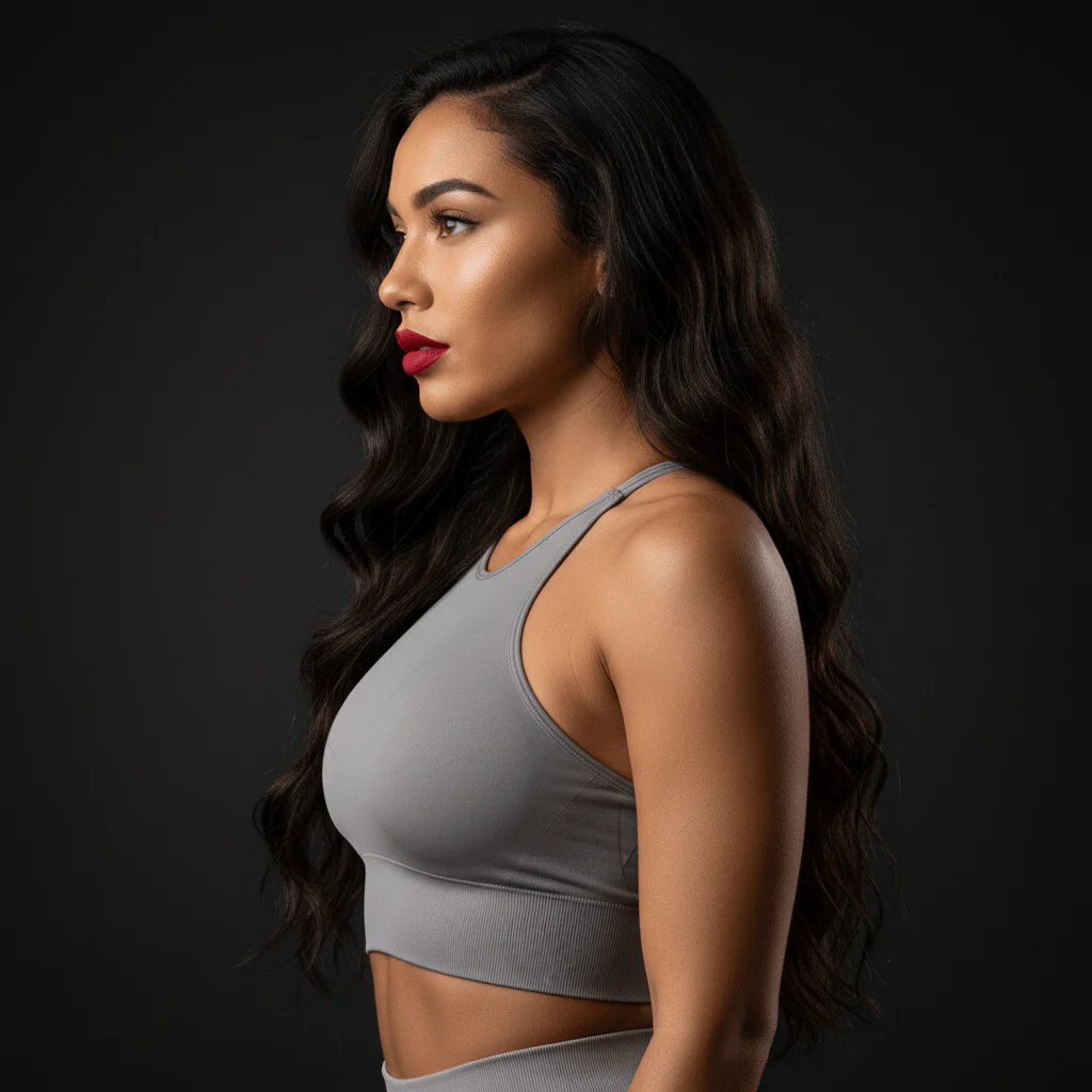 Sports Yoga Bra : Soutien-gorge Push-Up Seamless Respirant pour Femmes Actives – Image 9