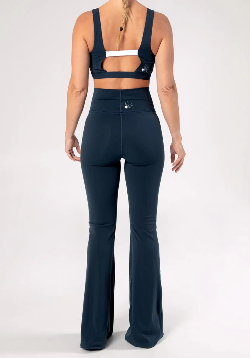 Pantalon Flair MEL bleu marine – Image 3