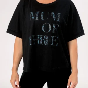 TEE SHIRT MUM OF Noir et bleu