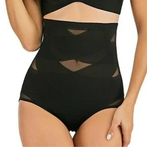 Culotte Gainante Taille Haute Invisible avec Bandes Croisées