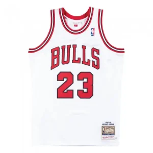 Maillot NBA Michael Jordan Chicago Bulls Blanc 1995-96 Mitchell & Ness